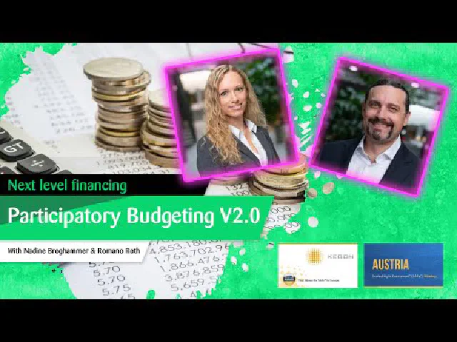 Participatory Budgeting V2.0: Next Level Financing