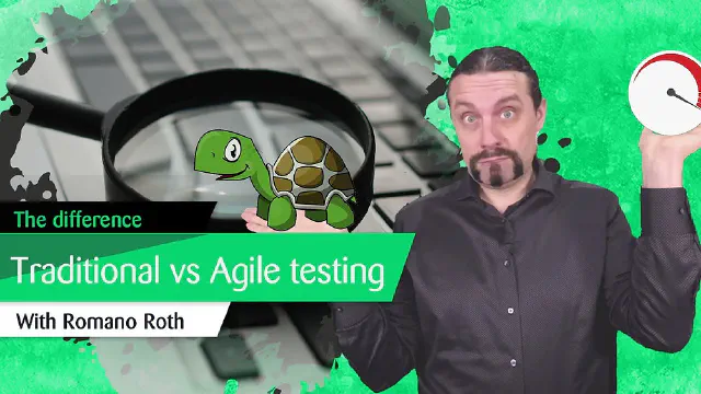 What is the difference between traditional testing and agile testing?